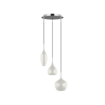 Люстра подвесная Lightstar 803050 PENTOLA 3х40W E14 White